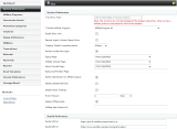 Admin Console System Preferences